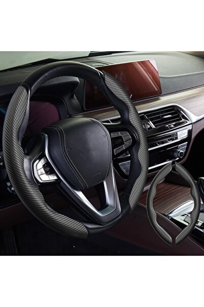 STEEPPOLO Carbon Fiber Steering Wheel Cover