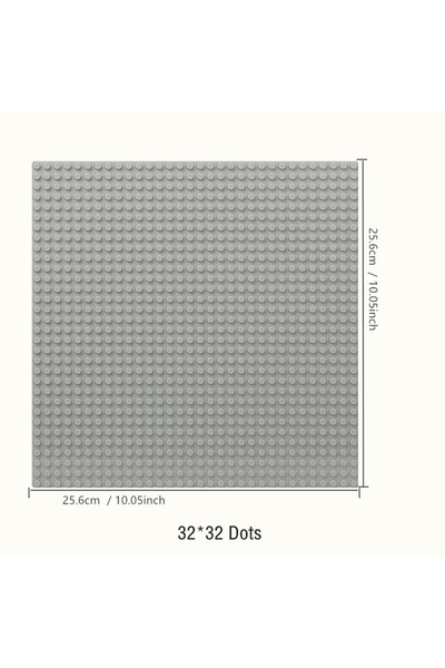 Choice1 32X32 Gray Baseplates 32x32 16x32 Dots Classic Base Plates MOC Bricks...