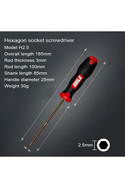 Choice4 H2.5 2025 مفك براغي سداسي داخلي جديد، مفتاح ربط صغير، مجموعة أدوات سد...