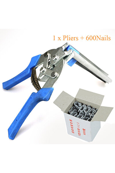 choice2 كماشة تثبيت مسامير أقفاص الدواجن عالية الجودة، طول 600 متر، مزودة بمش...