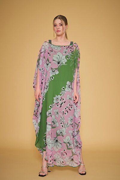VERDA Floral Patterned Long Dress
