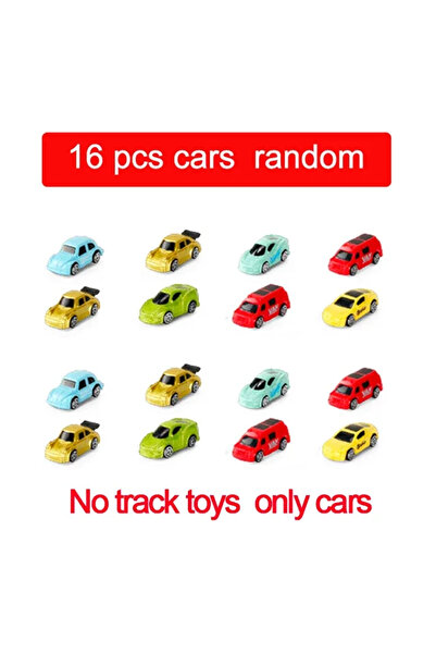 choice2 16 Cars random-8 Electric Rail Car Dinosaur Building Parking Lot Adve...