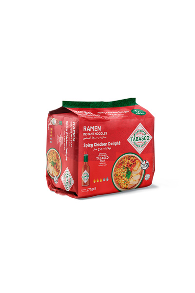 Tabasco ® Ramen Instant Noodles Spicy Chicken Delight 5X8ْX375G