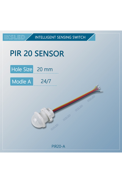 Choice5 مستشعر حركة بالأشعة تحت الحمراء صغير الحجم PIR20-A يعمل بجهد 5 فولت ت...