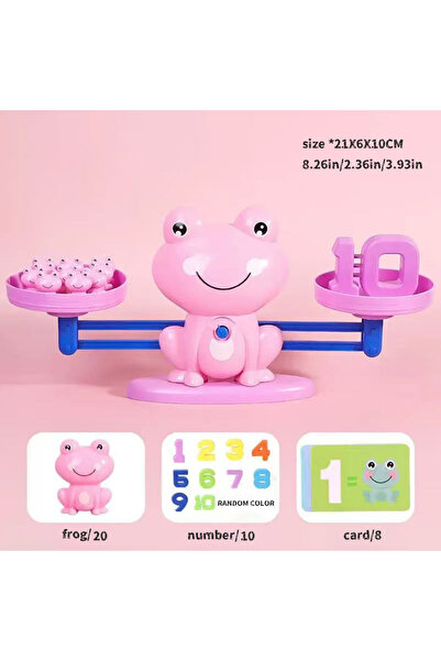 Choice4 Pink Mathematical Intelligence Math Toys Funny Frog Scale Children's ...