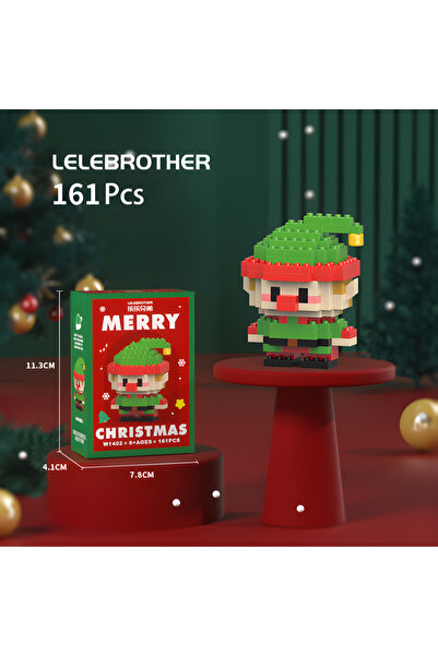 Choice14 مجموعة بناء صغيرة من سلسلة سانتا كلوز ورنة، بدون صندوق W15072، هدايا...