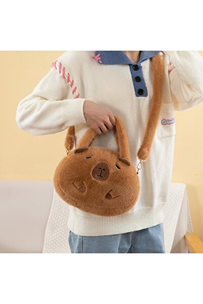 choice2 حقيبة يد CPBLA مقاس واحد، حقيبة ظهر وبري كابيبارا، دمية قطيفة عصرية ل...