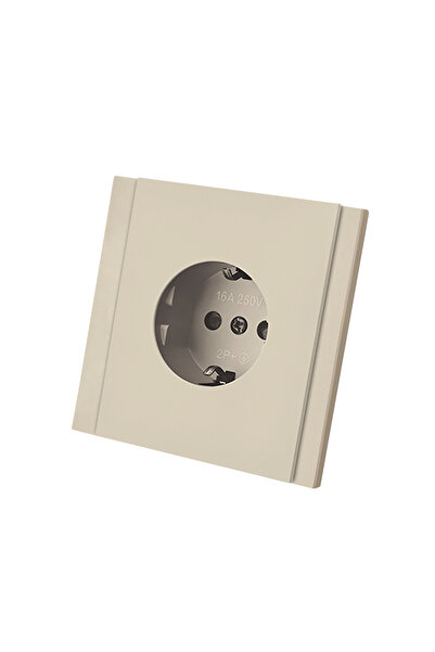 Choice9 مقبس واحد مع زر استشعار الجلد الأرضي، مفتاح إضاءة أحادي الاتجاه، معيا...