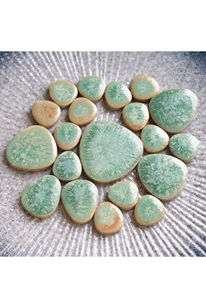 Choice5 ١٠٠ غرام ١٢ بلاطة فسيفساء سيراميك يمكنك صنعها بنفسك، بلاط زجاجي على ش...