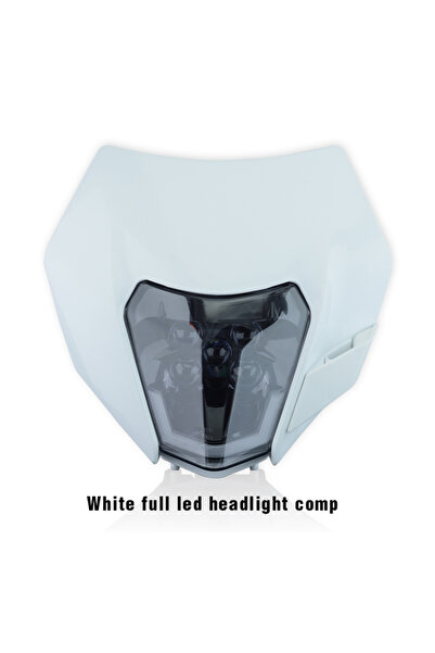 Choice14 مصباح أمامي أبيض من باور زون، مصباح أمامي LED للدراجات النارية، مصبا...