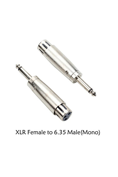 Choice54 BSN 1pcs F XLR 3PIN female head to 6.5 female 3 core XLR revolution ...