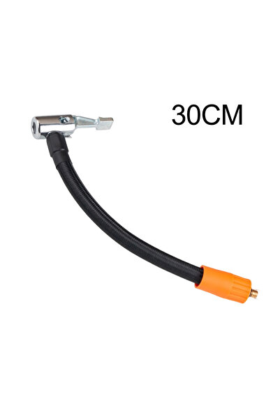 choice2 خرطوم تمديد مضخة هواء السيارة بطول 30 سم، بخيط M6، خرطوم نفخ سريع لكل...