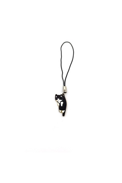 Choice black2 Cute Cat Phone Strap Lanyards For Case Strap Decoration KeyChai...
