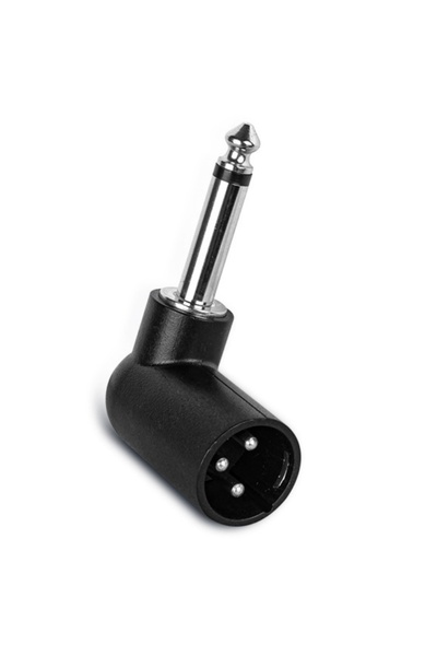 Choice1 Male XLR Male to 6.35mm (1/4 Inch) Female Adapter - 3-Pin Balanced Au...