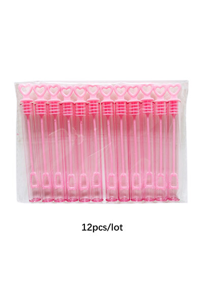 Choice 12pcs pink 10Pcs Mini Bubble Tube White Pink Soap Bottle Toys Wedding ...