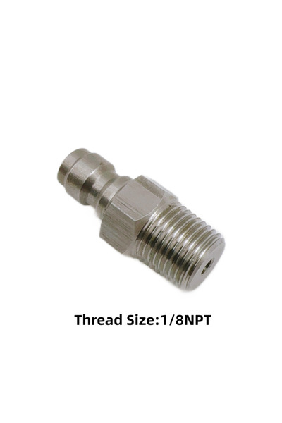 Choice18 1-8NPT Straight Plug HPA GAS Foster Quick Disconnect AIR CO2 QC02 M1...