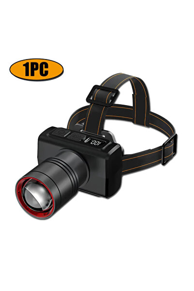 choice2 مصباح أمامي LED قوي مزود بمستشعر، قابل لإعادة الشحن عبر منفذ USB، قاب...