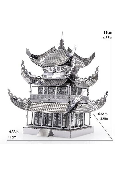 Choice15 أحجية معدنية ثلاثية الأبعاد لبرج يويانغ، برج القديس بطرس، كاتدرائية ...