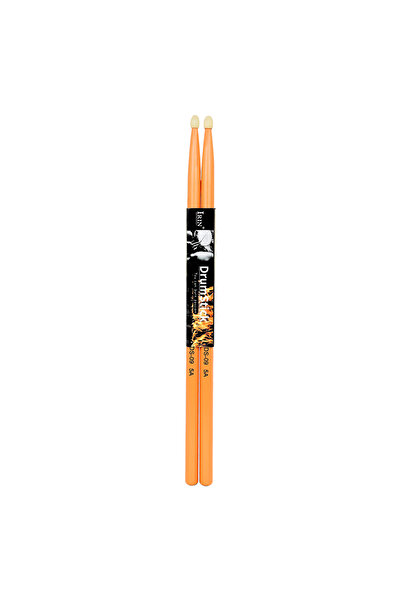 Choice6 Orange 5A 1 Pair Colorful Drumsticks 5A/7A Drum Sticks Professional D...
