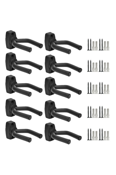 Choice3 10pcs 2/4/6/10Pcs Guitar Hanger Holder Hook Wall Mount for Electric A...