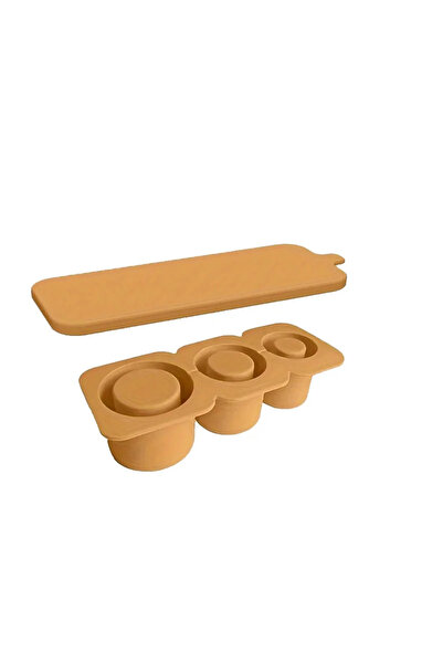 Choice1 A0332 -Browny yellow 3-Grid Ice Cube Tray For Stanley 30/40 Oz Tumble...