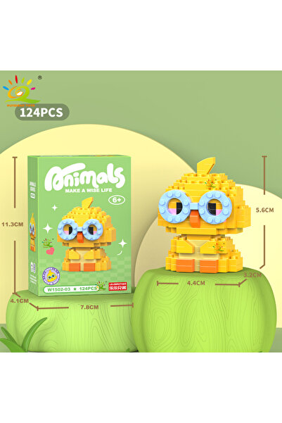 Choice7 رقم 3: مكعبات بناء صغيرة لطيفة على شكل حيوان من هويكيباو، نموذج ماسي ...