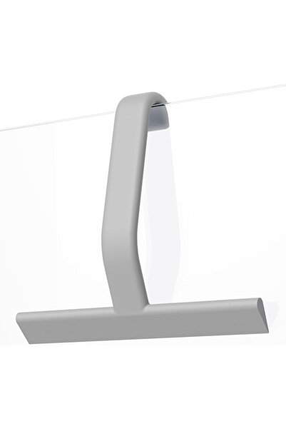 Choice1 GRAY 10"Just Hang Shower Squeegee for Glass Doors, All-One-Piece Sili...