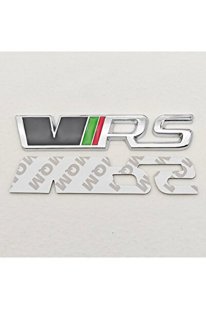 Choice1 Sticker Grey Silver 3D Metal Logo VRS Sticker Letters Emblem Car Fron...