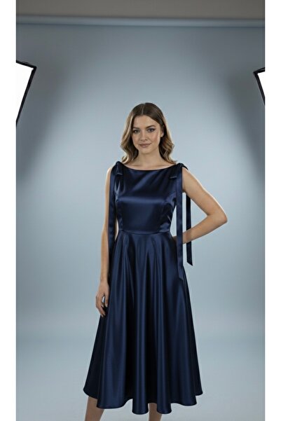 DINA FASHION VERA saten nişan abiye elbise