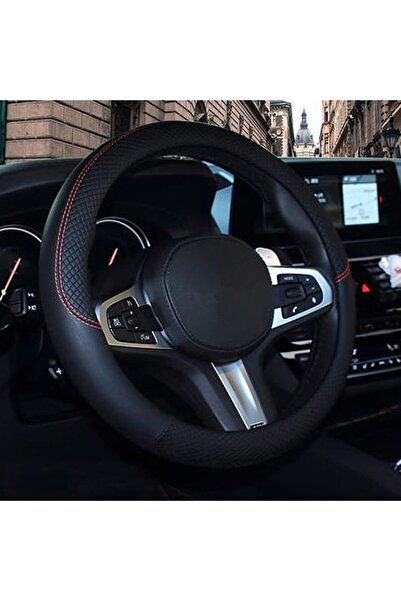 STEEPPOLO Shiawasena Steering Wheel Cover, Made of Leather, Universal Size 15...