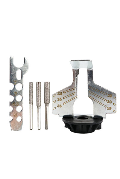 Choice3 طقم شحذ منشار كهربائي أسود مكون من قطعة واحدة، أداة شحذ شفرات المنشار...