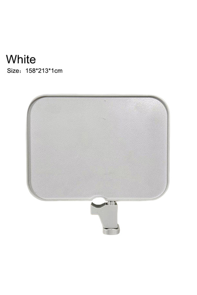 choice2 حامل صينية رموش أبيض، منظم أساسي بلاستيكي قابل للتعديل لأدوات تمديد ا...