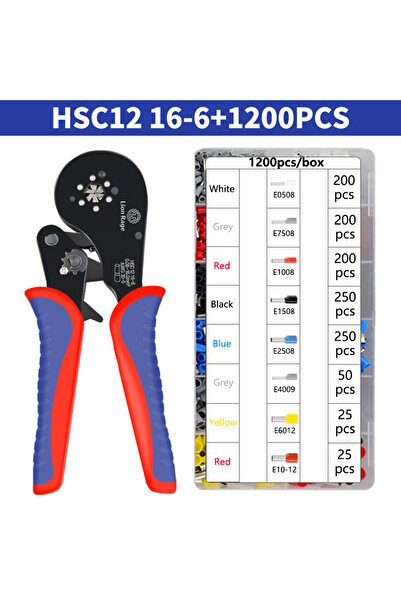 Choice HSC12 16-6 1200PCS Tubular terminal crimping tool small pliers HSC12 1...