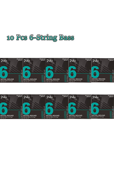 choice2 10 Pcs 6 String 5/10 Set ZIKO Electric Bass Strings 4/5/6 String Bass...