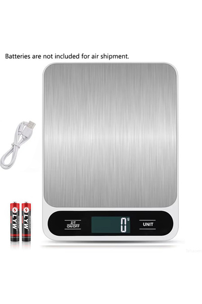 choice2 10Kg USB Charging White Digital Kitchen Scale Weight Scale Food Coffe...