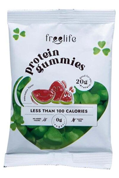 Freelife Free Life Watermelon Gummies, High Protein 20g - Gluten Free, Zero S...