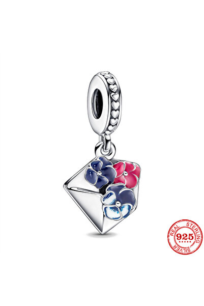 Choice12 خرزة على شكل فراشة من الفضة الإسترليني عيار 925، مزينة بأربع أوراق ب...