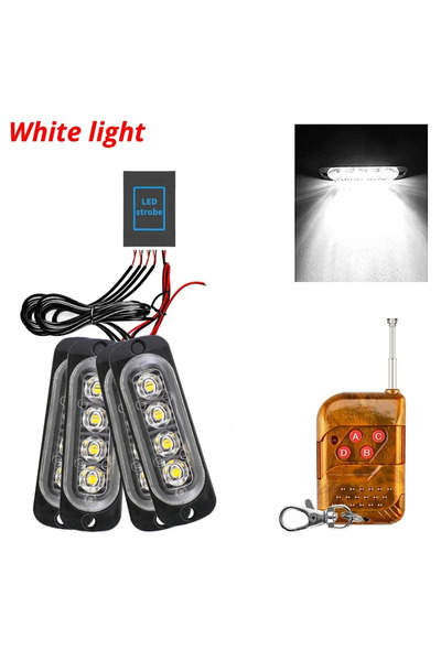 Choice3 مصباح طوارئ لاسلكي أبيض 4 في 1، يعمل بجهد 12-24 فولت تيار مستمر، مصبا...