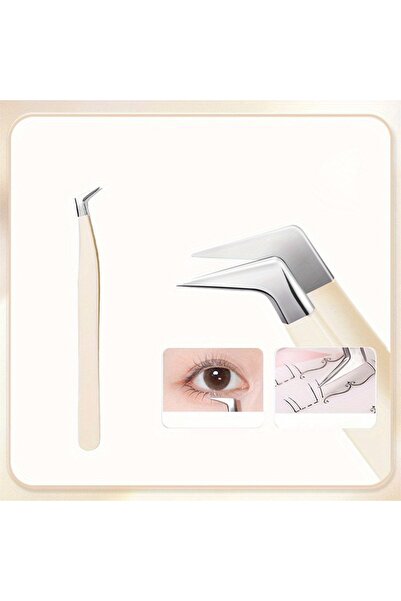 choice2 C 1/4 قطعة ملاقط رموش من الفولاذ المقاوم للصدأ، ملاقط فائقة الصلابة، ...