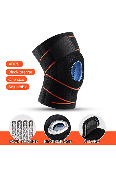 Choice3 ضمادة ركبة رياضية AB051-OG، ضمادات ركبة مرنة مضغوطة، واقي للركبة من ا...
