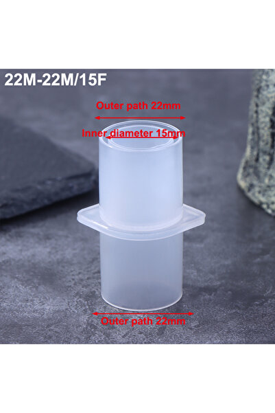 Choice5 22M-22M15F قطعة واحدة، موصل مستقيم من 15 مم إلى 22 مم، دائرة تنفس الت...