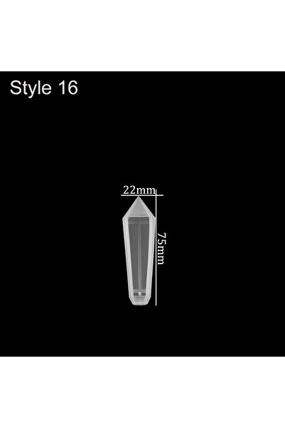 choice2 قالب واحد لصنع قلادة بندول كريستالي من راتنج الإيبوكسي، مقاس 22 × 75 ...