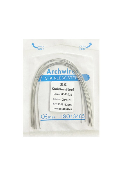 Choice12 16x22 Lower-SS 10pcs/pack Dental Arch Wires Orthodontic Super Elasti...
