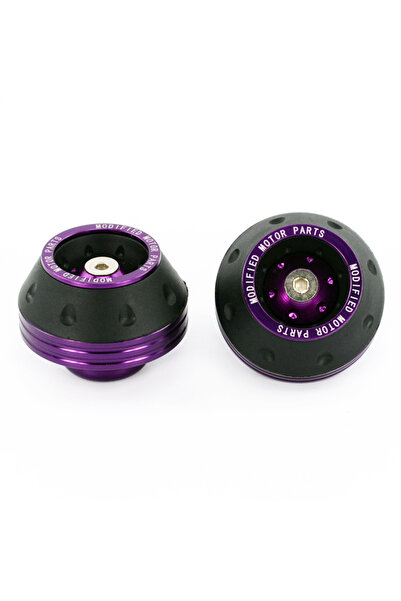 Choice3 واقيات دراجة نارية من دوتريو، لون بنفسجي، زوج واحد، مصنوعة من سبائك ا...