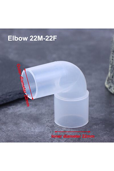 choice2 موصل مستقيم من 15 مم إلى 22 مم، مقاس W 22M-22F، قطعة واحدة، لدائرة ال...