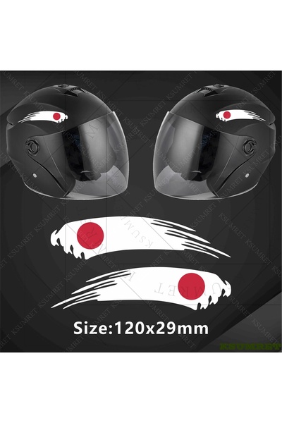 Choice11 ملصقات عاكسة للدراجات النارية اليابانية، خوذة، دبابة، شعار، سيارة، د...