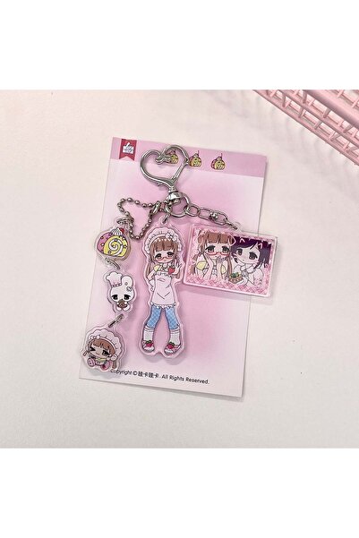 Choice1 زينة هاتف أكريليك 03-1PCS ، ميدالية مفاتيح مزخرفة لطيفة للبنات ، سلسل...