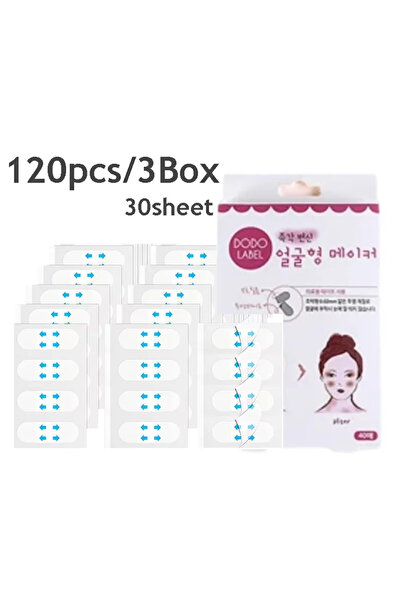 Choice 120 قطعة، 30/20/10 أوراق، لاصقات شد الوجه على شكل حرف V، لاصقات مكياج ...