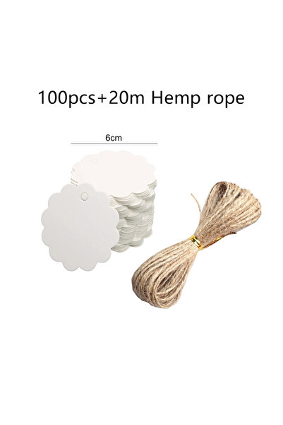 Choice14 كما هو موضح في الشكل 100HBYX، أبيض، 20 متر، 50/100 قطعة، بطاقات تعلي...