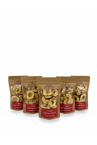 ZERBAP 100% Natural Plain Dried Apples 5-Piece Advantage Pack (5 X 50 g)